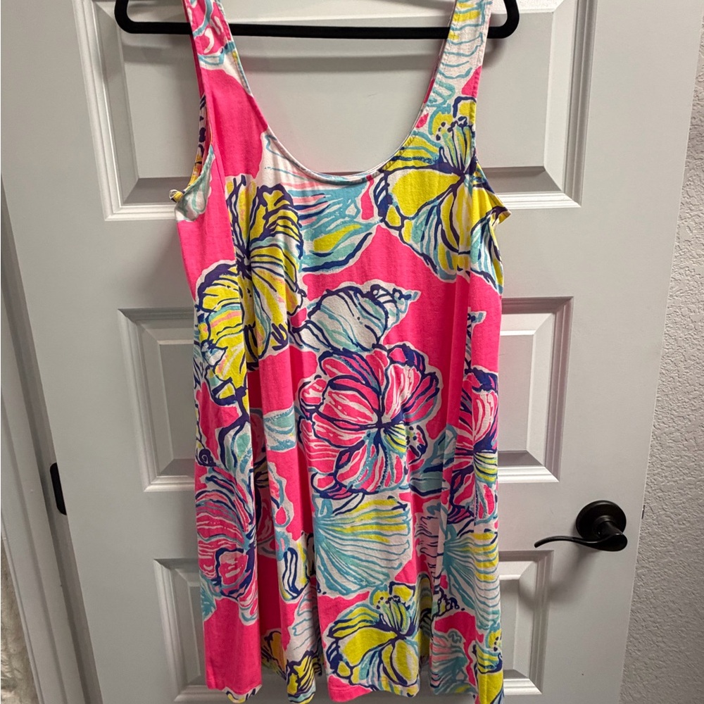 Lilly Pulitzer Pink Floral Mini Dress